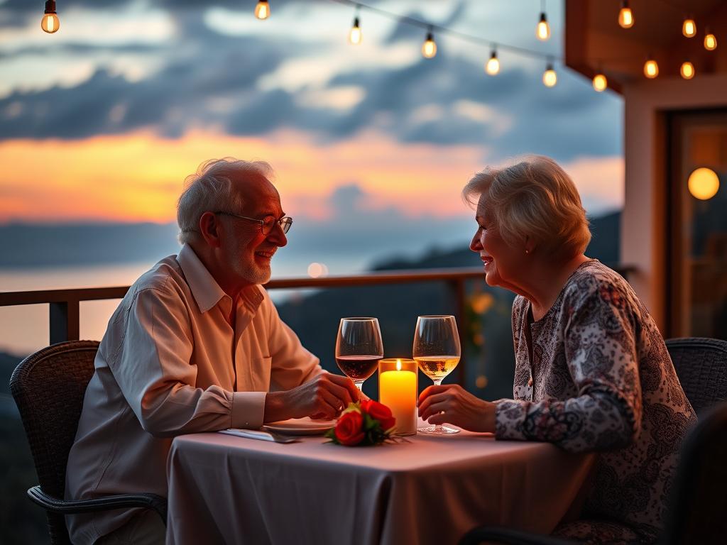 Ein Erlebnisgeschenk für ein Paar, das 40 Jahre verheiratet ist