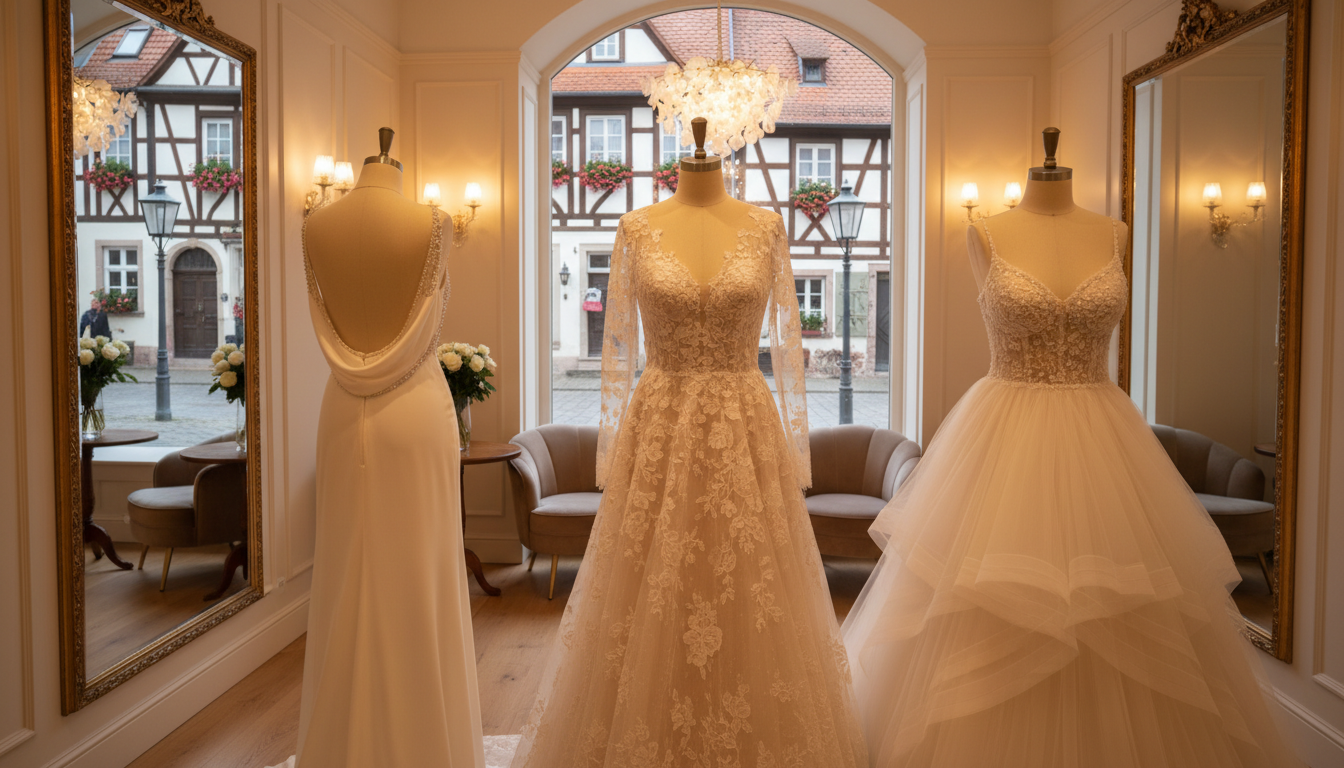 Wo kann ich exklusive Brautkleider in Deutschland kaufen oder mieten?