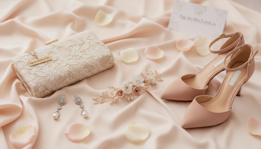 Styling Accessoires für Hochzeitsgast