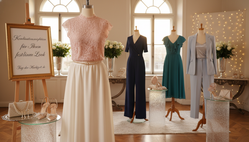 kombinationsmöglichkeiten festlicher look