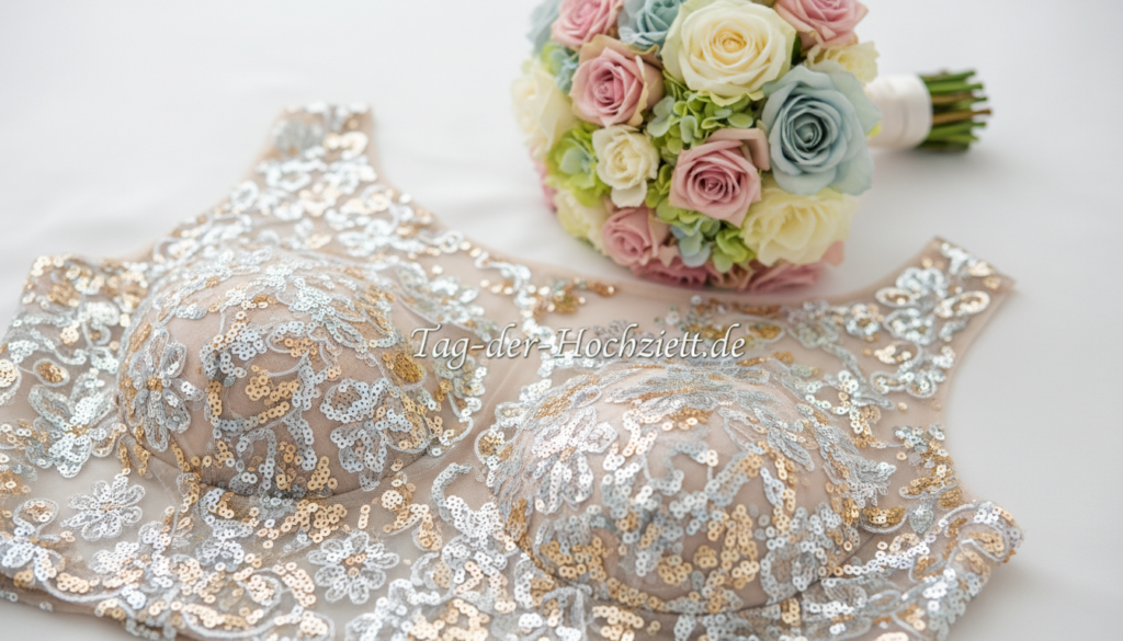 spitze pailletten details